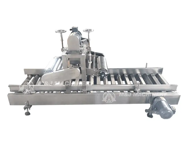 Zakvormverkleiner/platmaker Coneyor