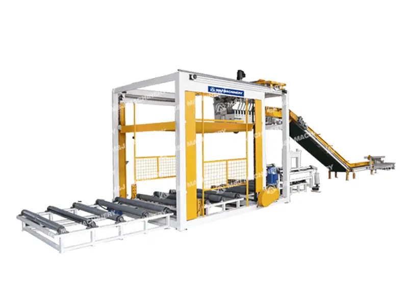 Palletiseermachine met bovenlader