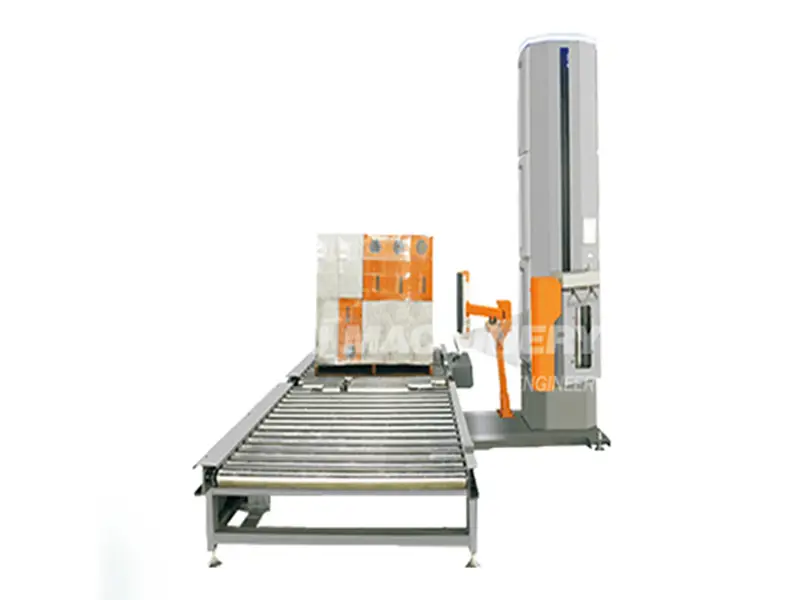 Online palletwikkelmachine